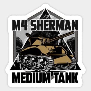 M4 SHERMAN ARTWORK Sticker